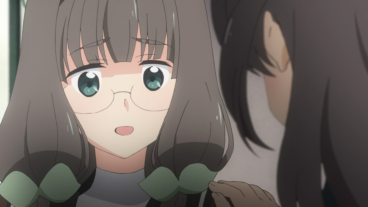 This is supposed to show the library, but best girl is in the way